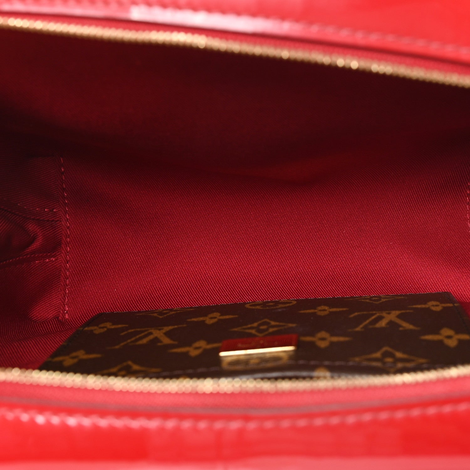 Louis Vuitton Patent Miroir Venice Scarlet 4 of 9