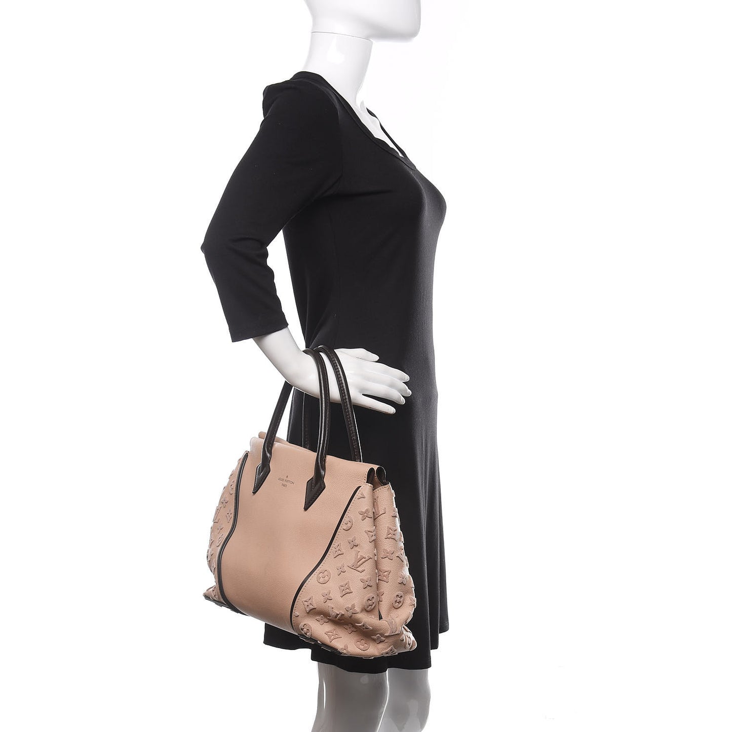 Veau Cachemire Tote W PM Vanille