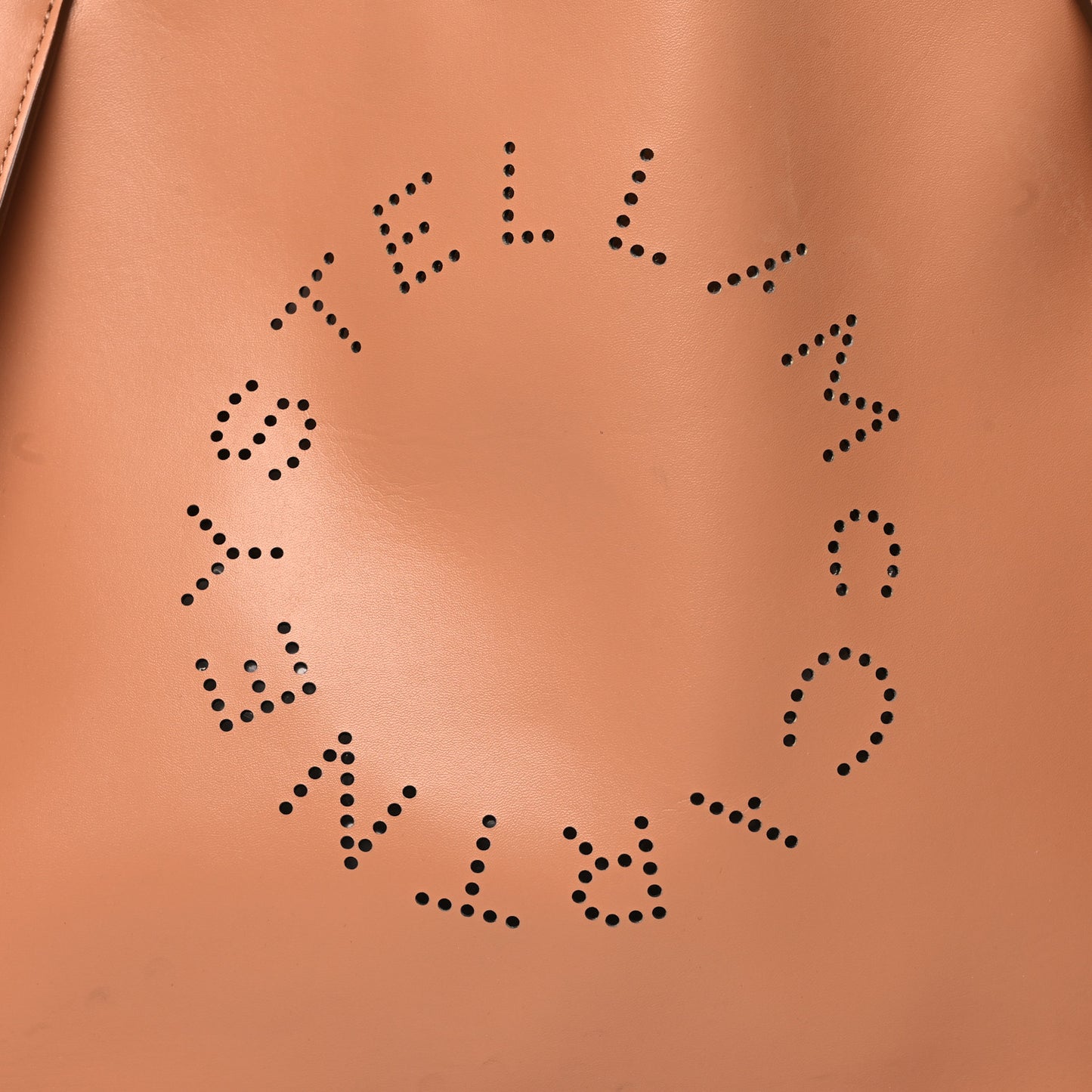 Eco Alter Nappa East West Perforated Tote Camel