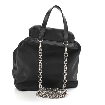 Prada Nylon Vela Mini Crossbody Backpack Black 3 of 13