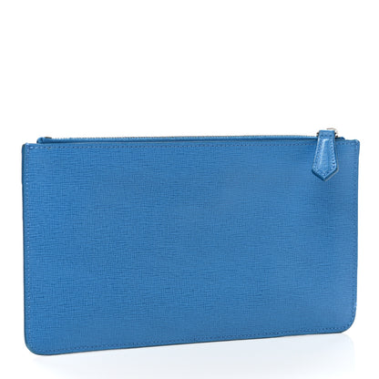 Fendi Vitello Elite Crystal Eye Monster Zip Pouch Royal Blue Papavero Multicolor 3 of 10