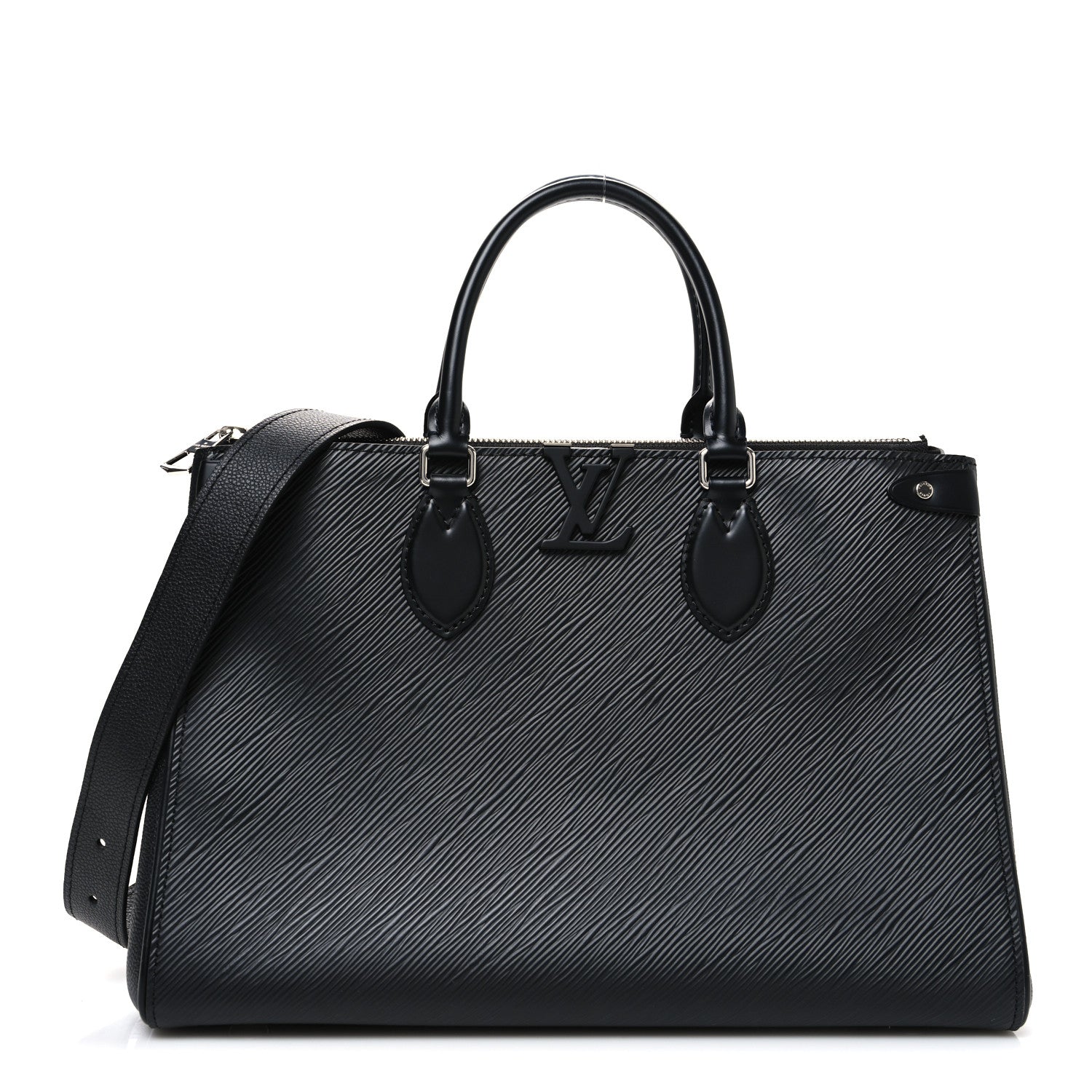 Louis Vuitton Epi Grenelle Tote MM Black 1 of 9