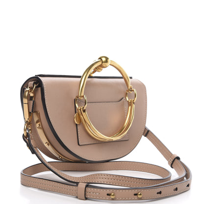 Chloe Calfskin Small Nile Bracelet Minaudiere Bag Biscotti Beige 4 of 12