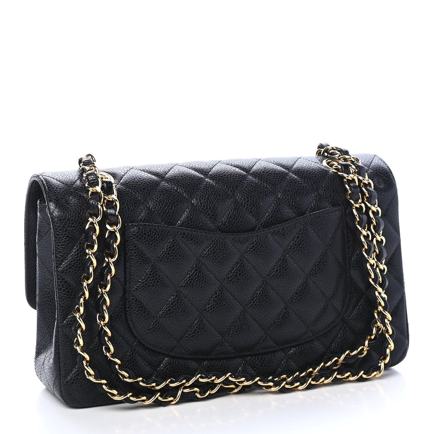 Chanel Caviar Quilted Medium Double Flap Black 3 of 10