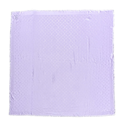 Louis Vuitton Silk Wool Monogram Shawl Mauve 1 of 4