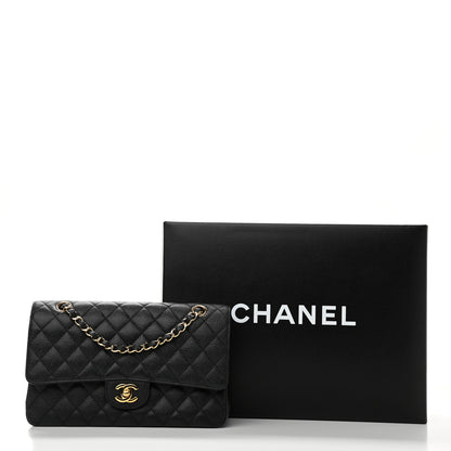 Chanel Caviar Quilted Medium Double Flap Black 10 of 10