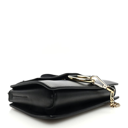 Chloe Suede Calfskin Small Faye Shoulder Bag Black 4 of 8