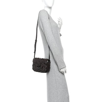Valentino Garavani Nappa Atelier 03 Rose Edition Small Flap Crossbody Bag Dark Brown 2 of 9