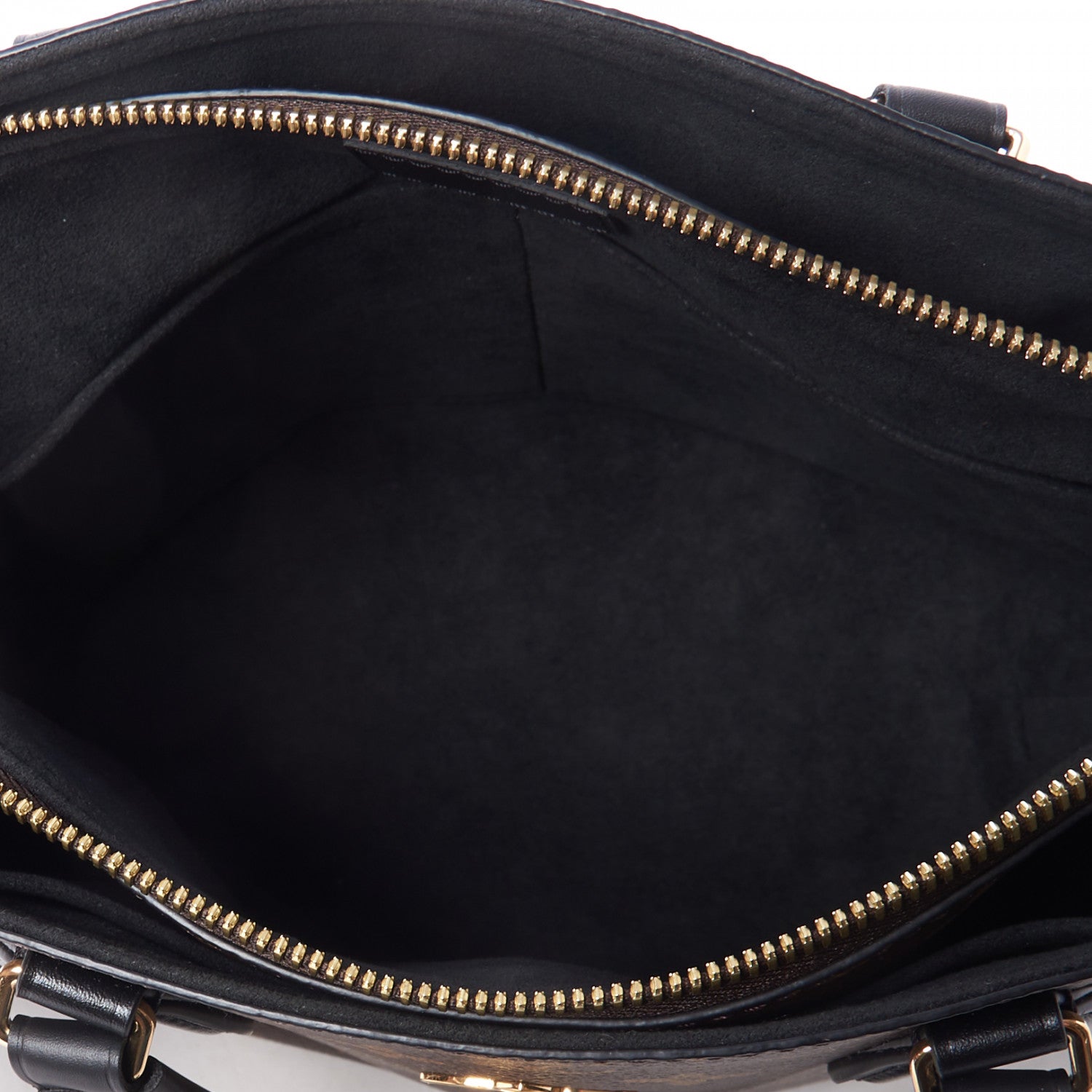 Louis Vuitton Monogram Flower Zipped Tote PM Black 7 of 10