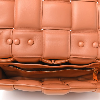 Bottega Veneta Lambskin Maxi Intreccio Padded Chain Cassette Crossbody Bag Clay 4 of 4