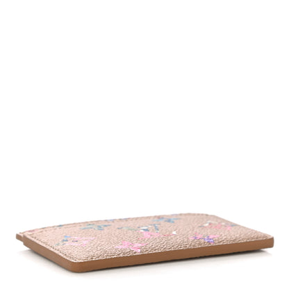 Louis Vuitton Metallic Monogram LV Garden Card Holder Gold 4 of 10
