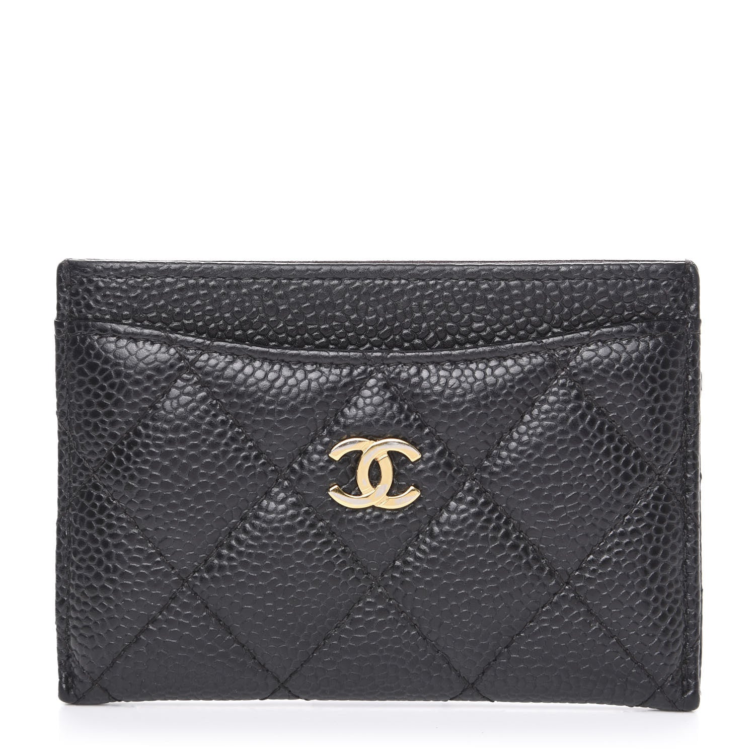 Chanel Caviar Quilted Card Holder Black 1 of 9