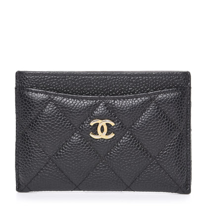 Chanel Caviar Quilted Card Holder Black 1 of 9