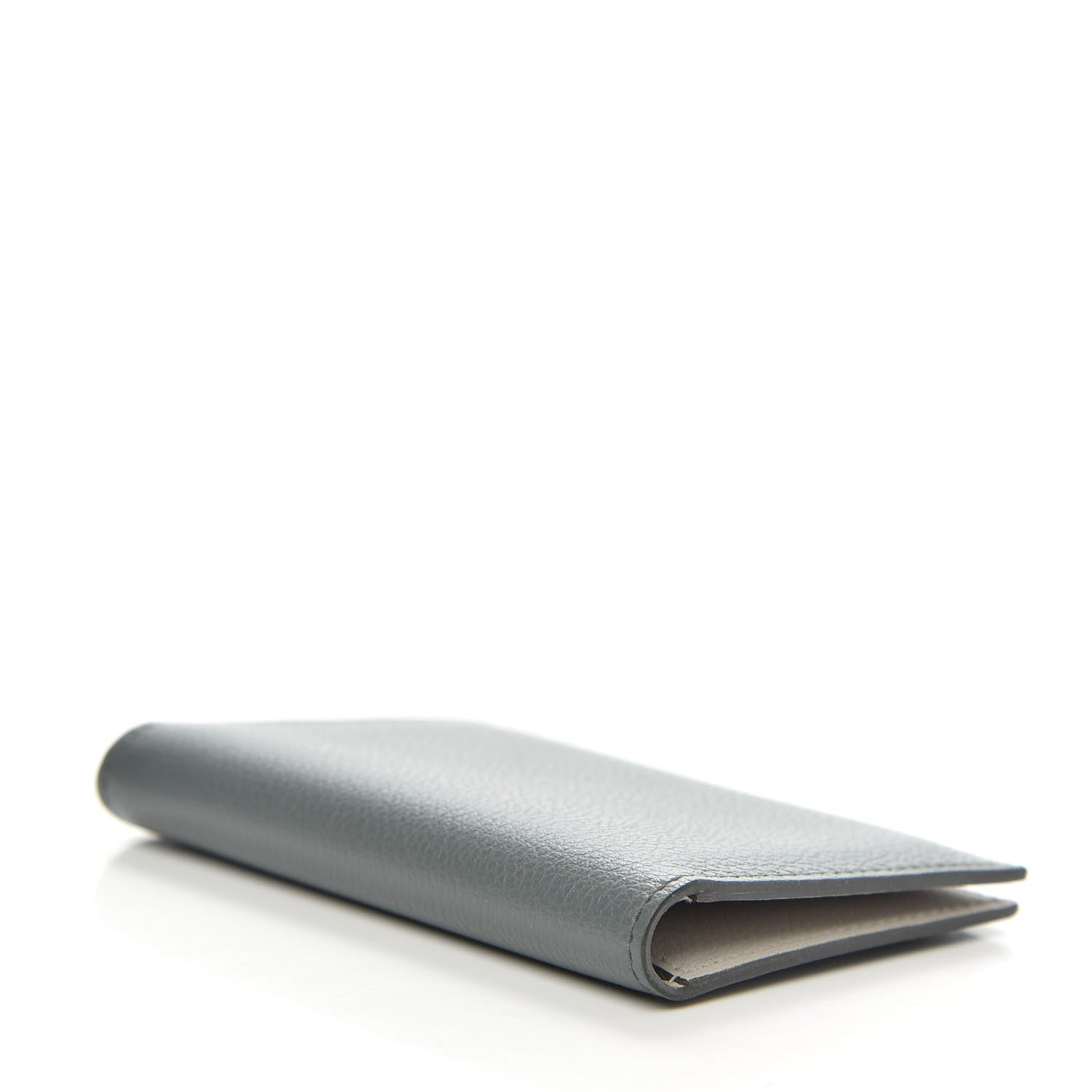 Hermes Evercolor MC2 Euclide Card Holder Case Vert Amande Gris Perle 4 of 7