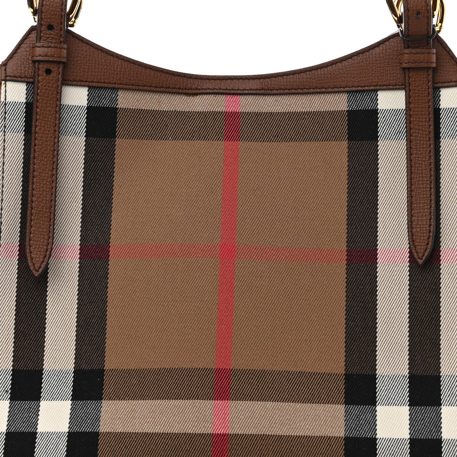 Burberry House Check Small Canterbury Tote Berry Pink 9 of 12