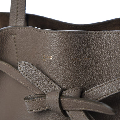 Celine Soft Grained Calfskin Small Belt Cabas Phantom Taupe 7 of 10