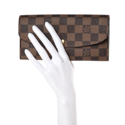 Louis Vuitton Damier Ebene Emilie Wallet 2 of 6