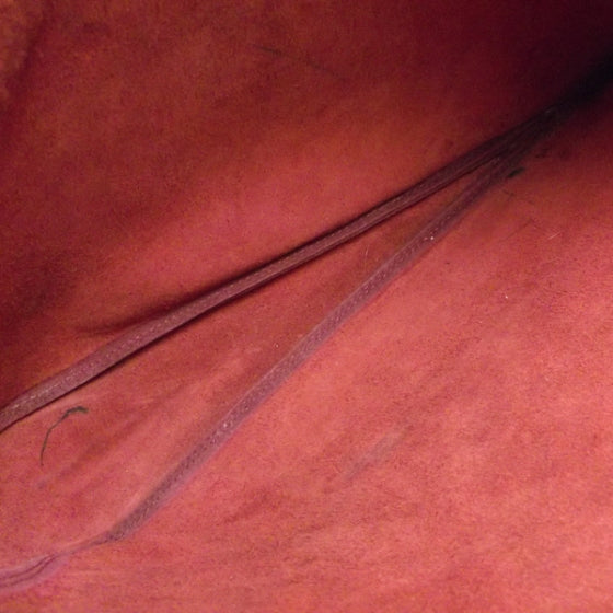 Hermes Box Leather Lopsided Tote Rouge 7 of 8