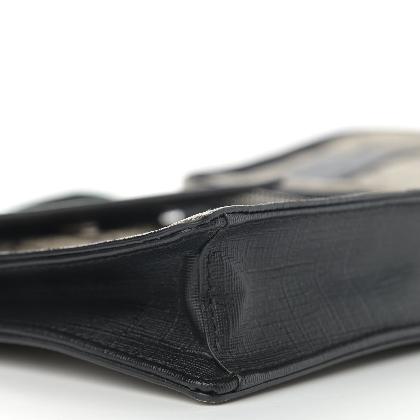 GG Supreme Monogram Web Belt Bag Black