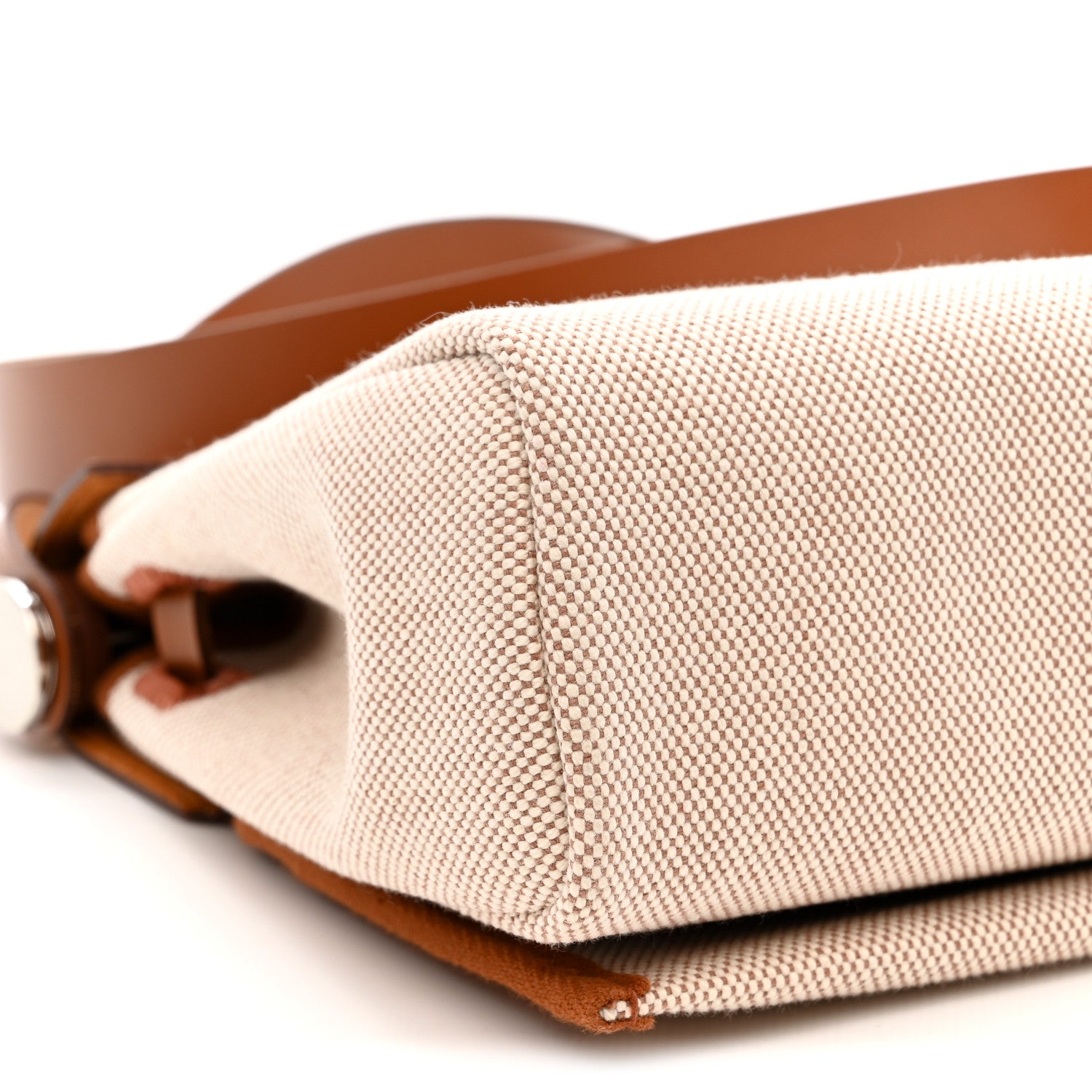 Hermes H Viking Vache Hunter Herbag Zip Retourne 20 Ecru Beige Fauve 9 of 11