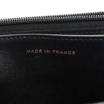 Chanel Lambskin Quilted Pick Me Up Wallet On Chain WOC Black 7 of 12