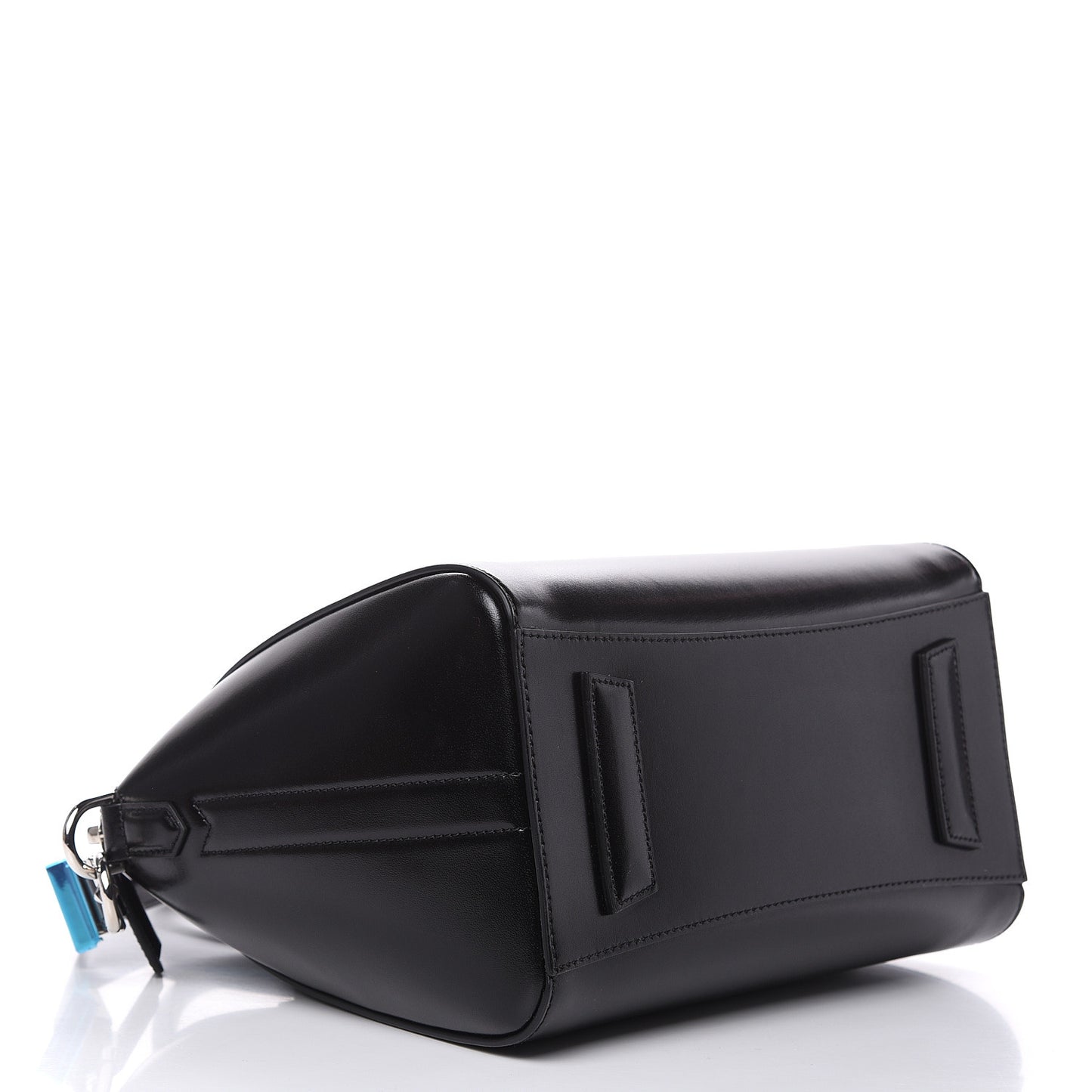 Shiny Lord Calfskin Small Antigona Black