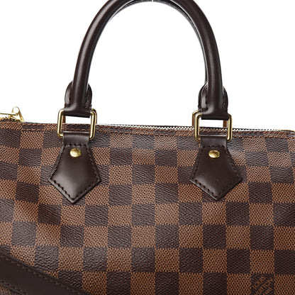 Louis Vuitton Damier Ebene Speedy Bandouliere 25 10 of 10