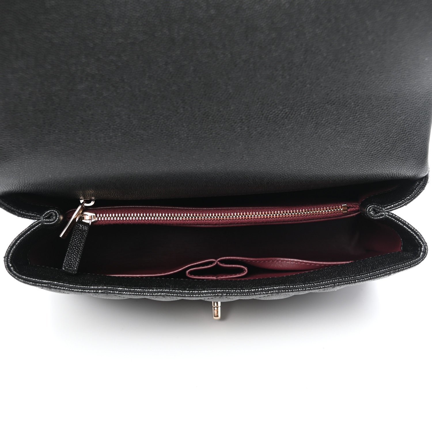Chanel Caviar Quilted Small Coco Handle Flap Black 5 of 11