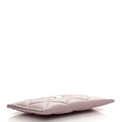 Chanel Caviar Quilted Card Holder Light Pink 4 of 10