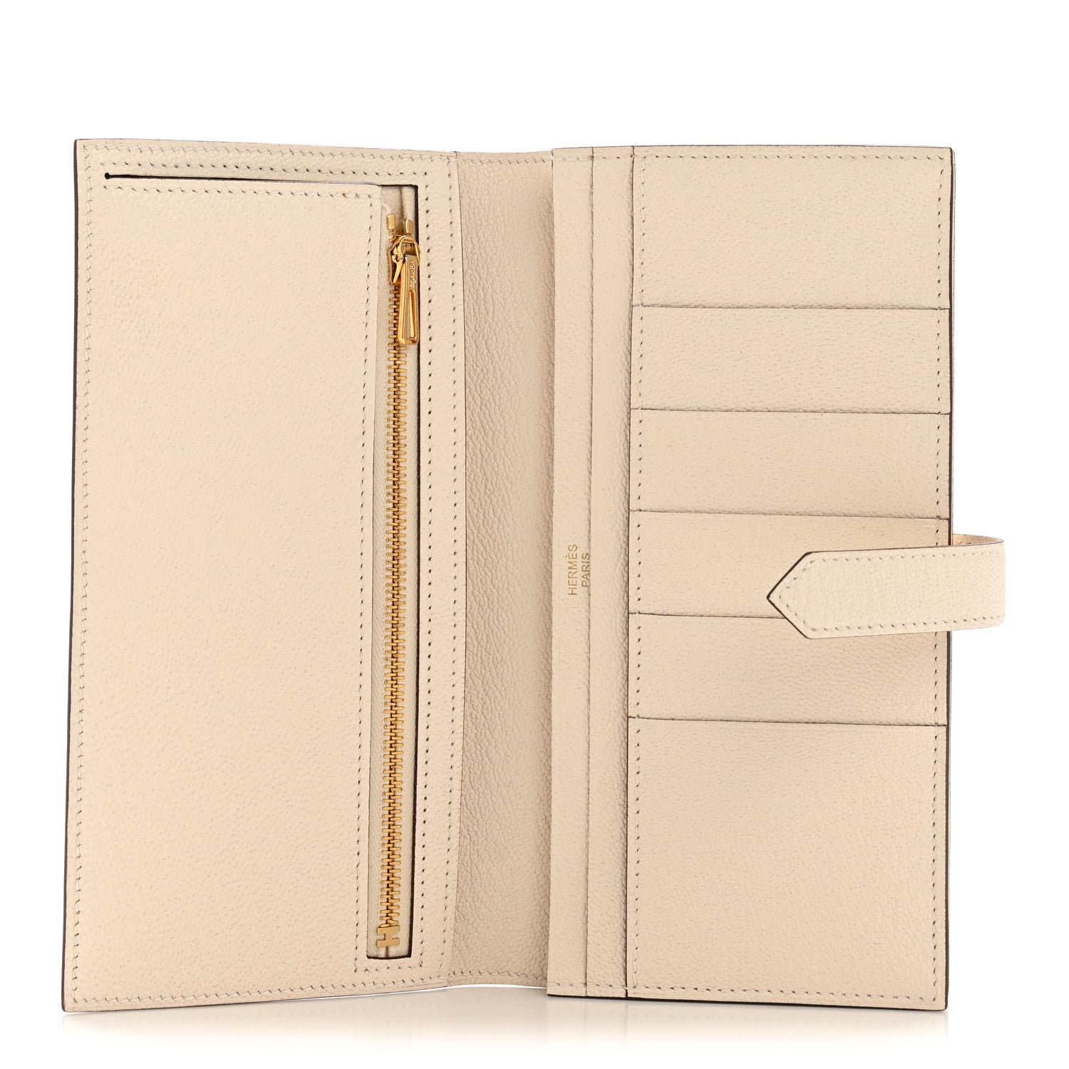 Hermes Chevre Mysore Bearn Gusset Wallet Nata 5 of 9