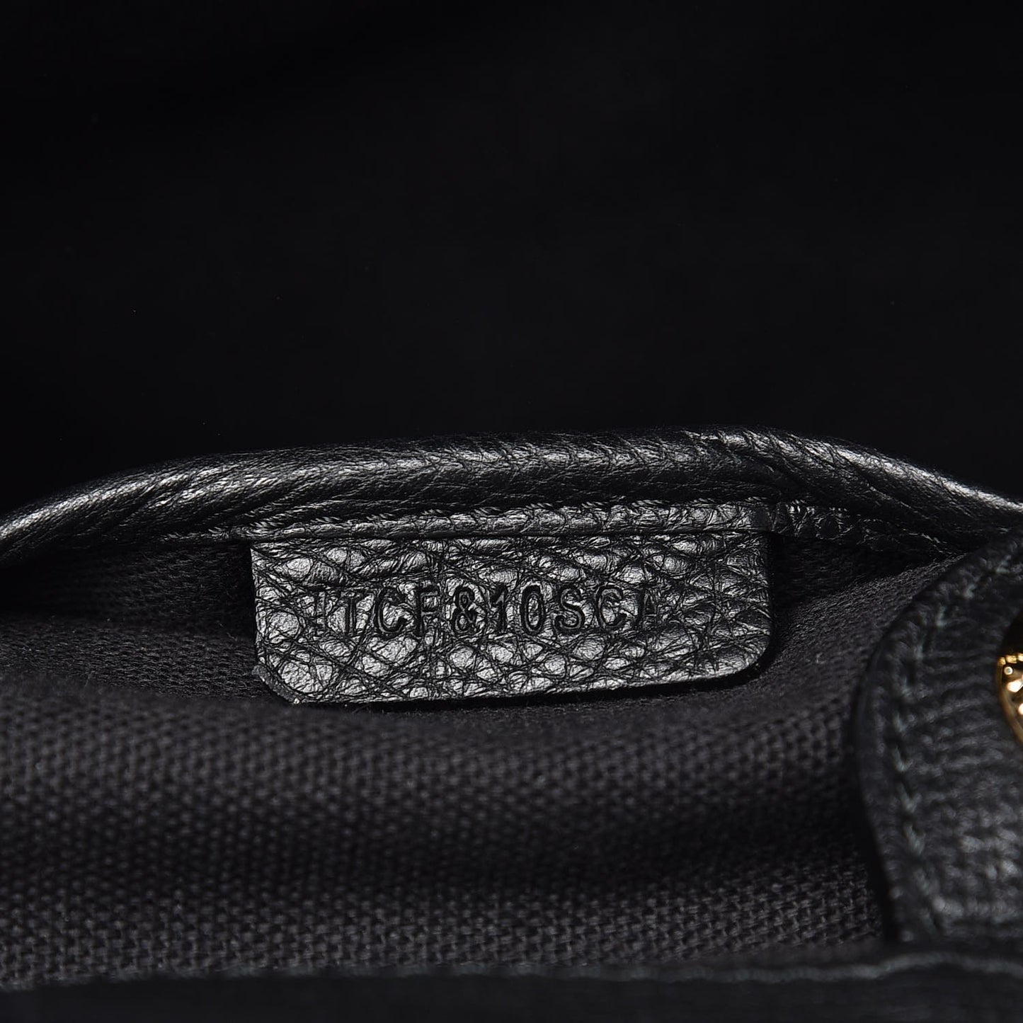 Calfskin House Check Medium Banner Tote Black