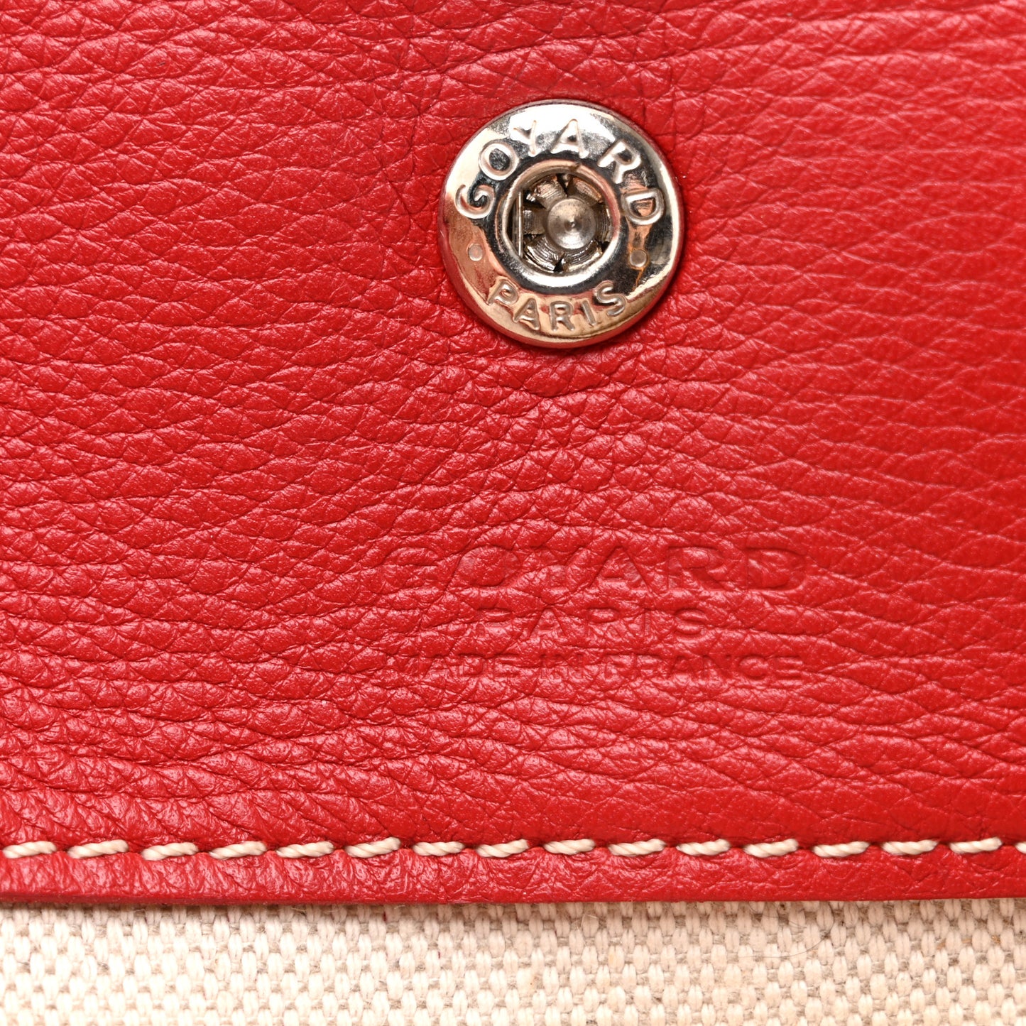 Goyardine Pouch Red