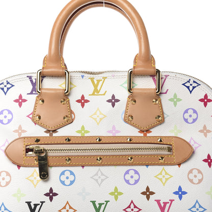 Louis Vuitton Monogram Multicolor Alma White 8 of 11