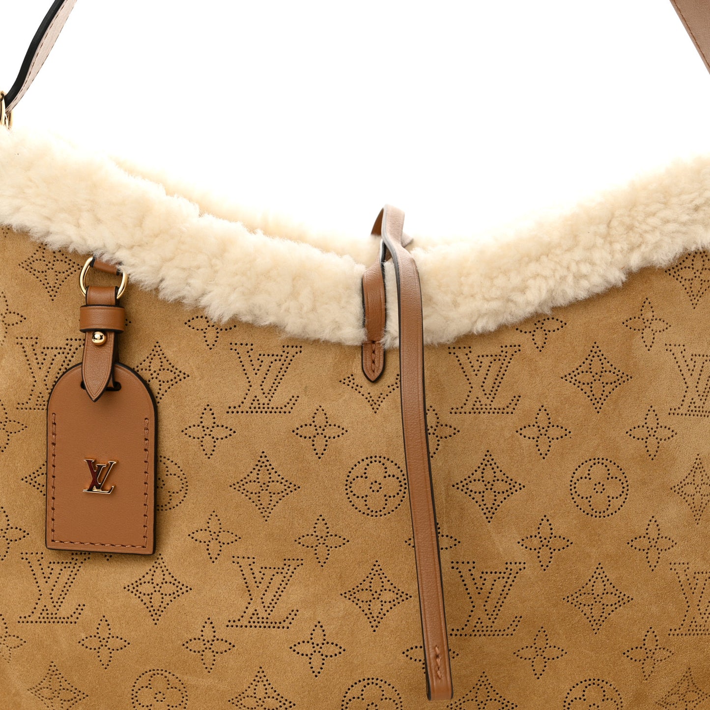 Suede Mahina CarryAll PM Beige