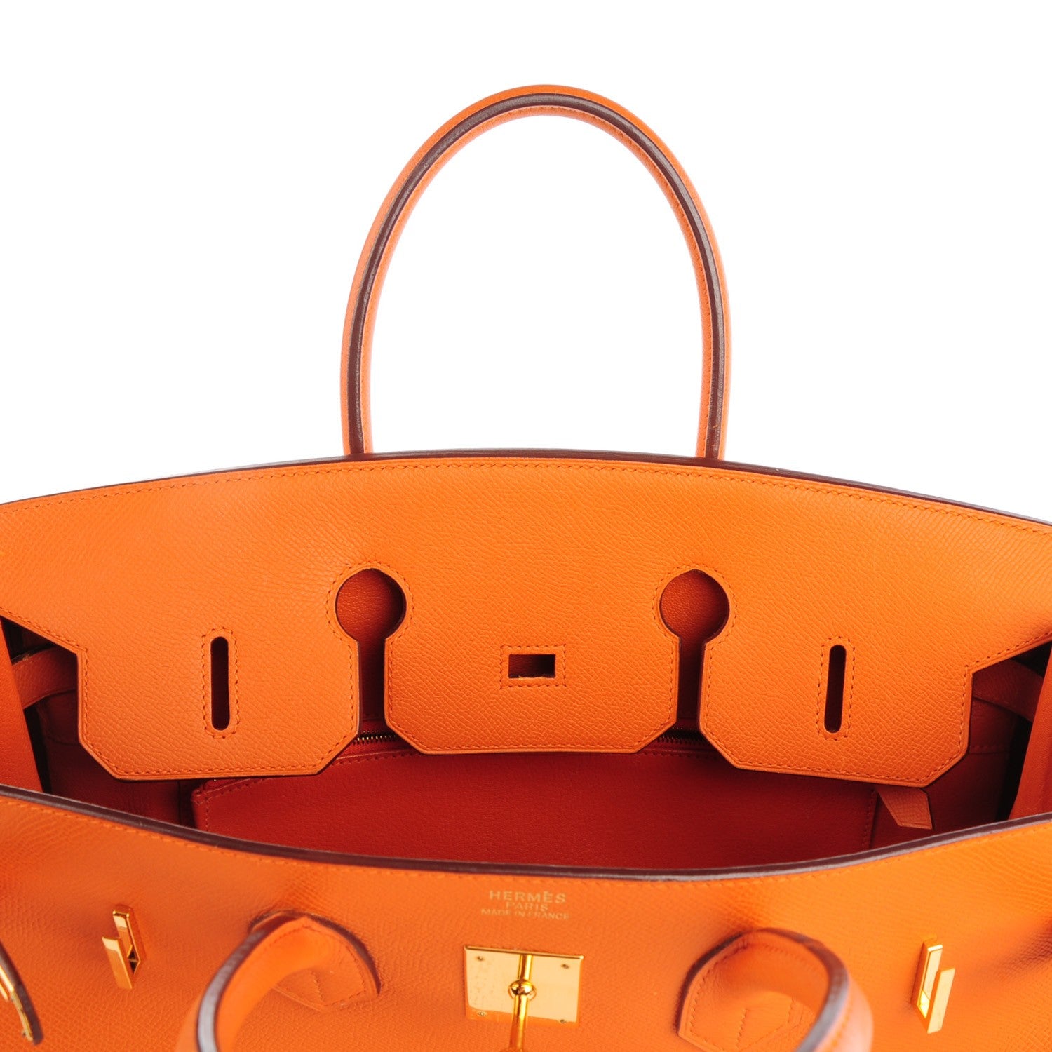 Hermes Epsom Birkin 35 Orange 11 of 24