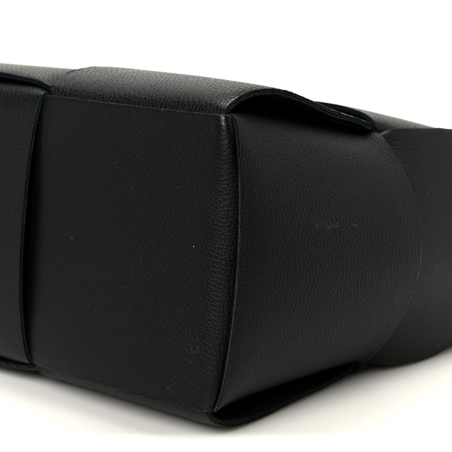 Bottega Veneta Grained Calfskin Intrecciato Small Arco Tote Black 11 of 11