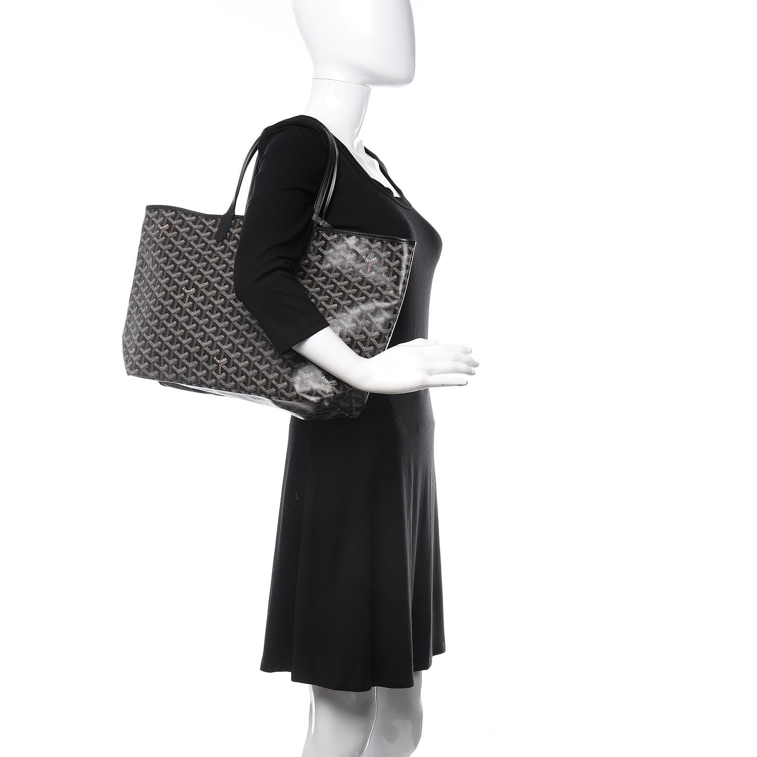 Goyard Goyardine Saint Louis PM Black 2 of 8