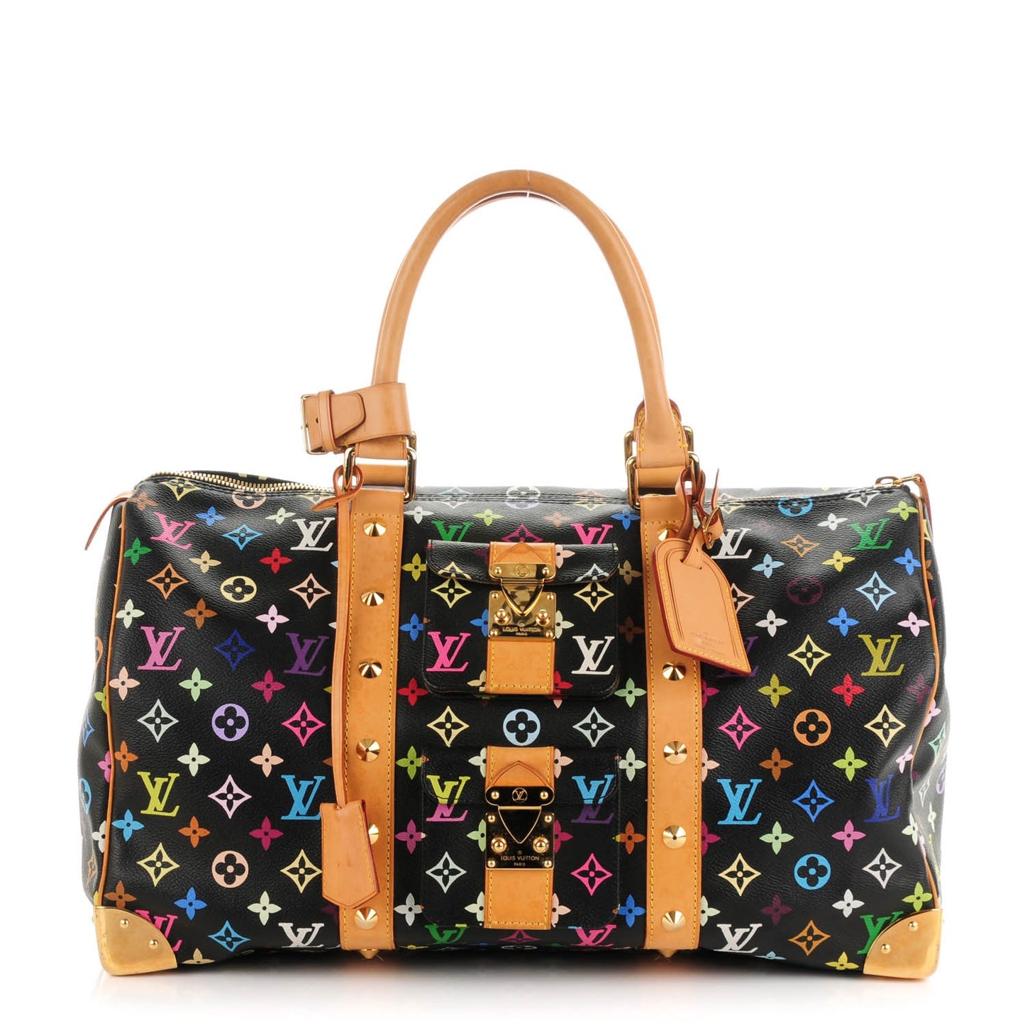 Monogram Multicolor Keepall 45 Black