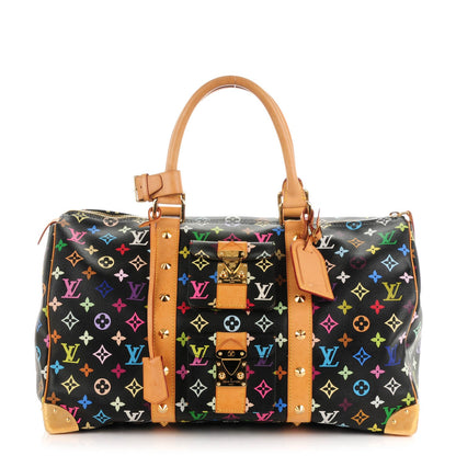 Louis Vuitton Monogram Multicolor Keepall 45 Black 1 of 8