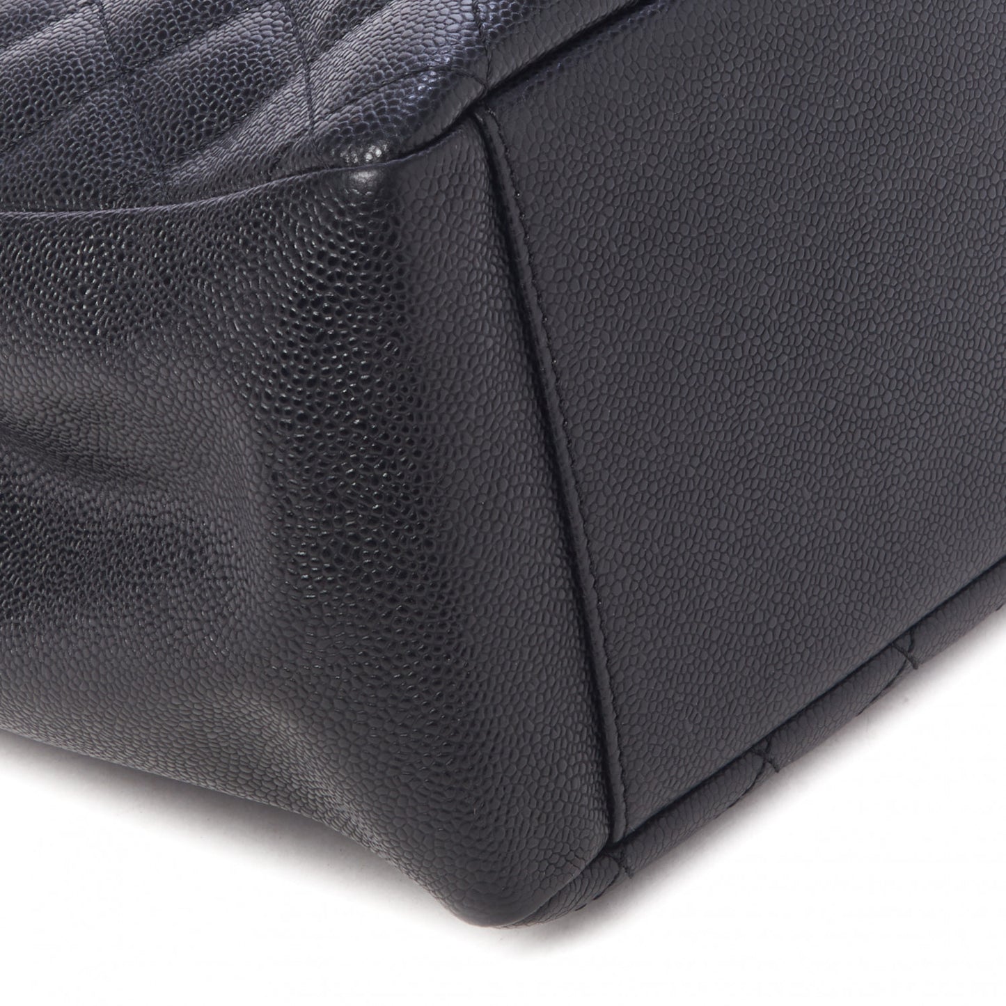 Caviar Quilted Grand Shopping Tote GST Black