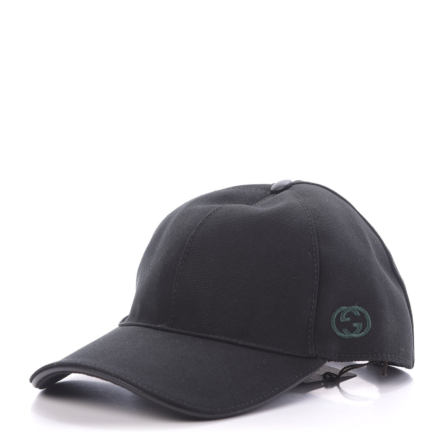 Gucci Cotton Web Baseball Hat S Black 1 of 9