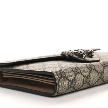 Gucci GG Supreme Monogram Mini Dionysus Chain Wallet Beige Taupe 9 of 11