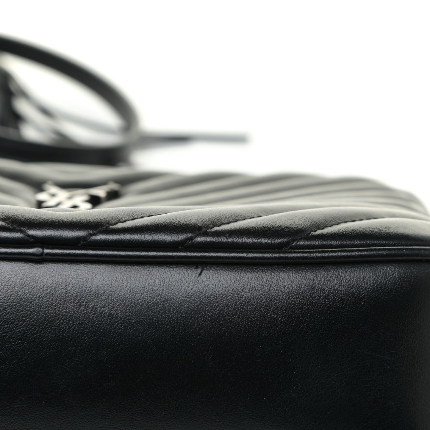 Calfskin Matelasse Monogram Lou Camera Bag Asphalt