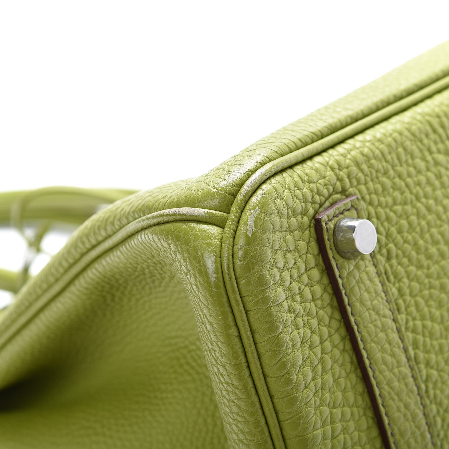 Hermes Togo Birkin 35 Vert Anis 31 of 37