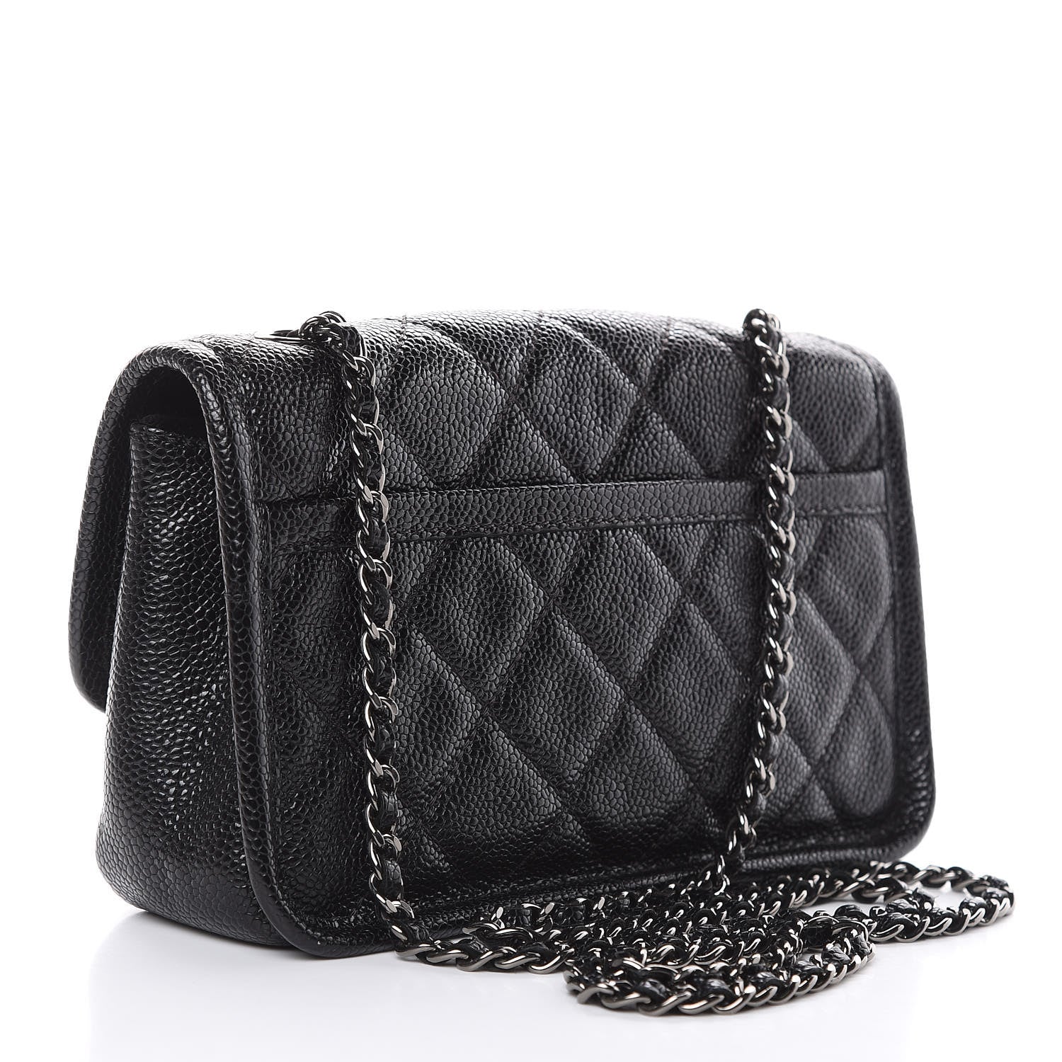 Chanel Caviar Small Natural Beauty Flap Black 3 of 10