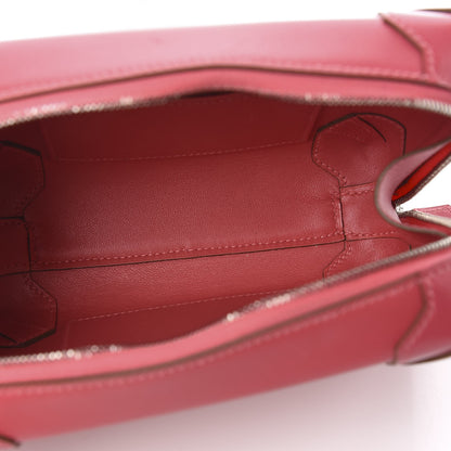 Hermes Tadelakt Mini Pochette Maxibox Rose Lipstick 5 of 10