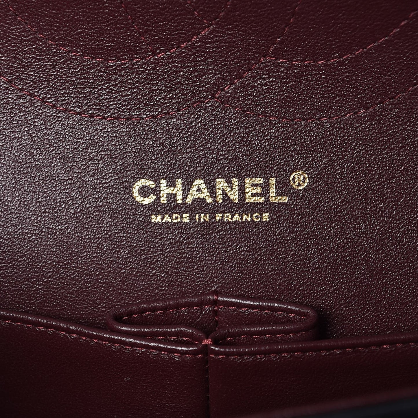 Lambskin Quilted Jumbo Double Flap Black