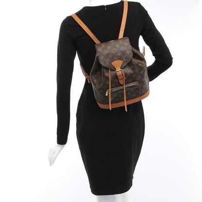 Louis Vuitton Monogram Montsouris MM Backpack 2 of 9