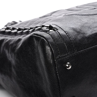 Chanel Glazed Caviar Modern Chain Tote Black 8 of 9