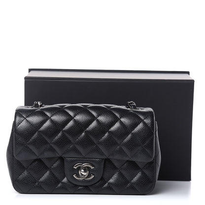 Chanel Caviar Quilted Mini Rectangular Flap Black 13 of 13
